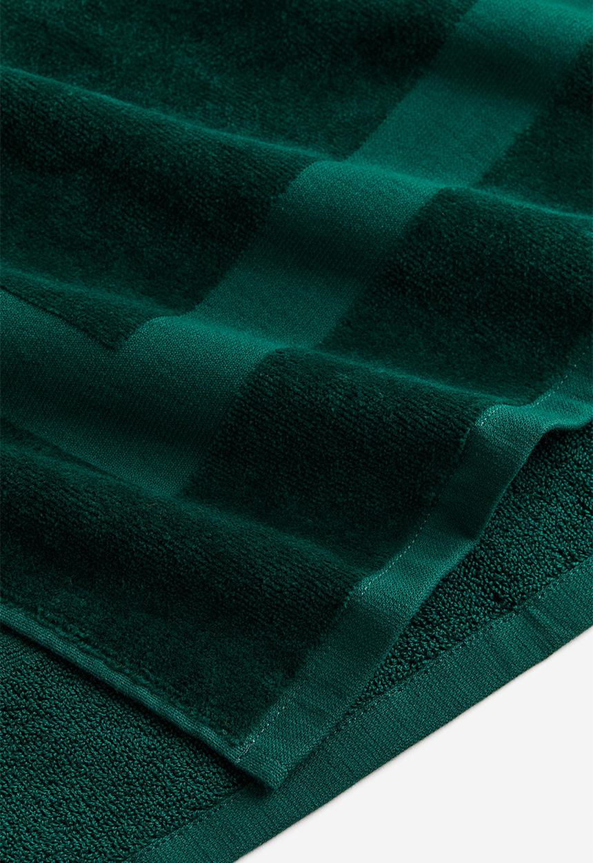H&M - Velour bath towel - emerald green 