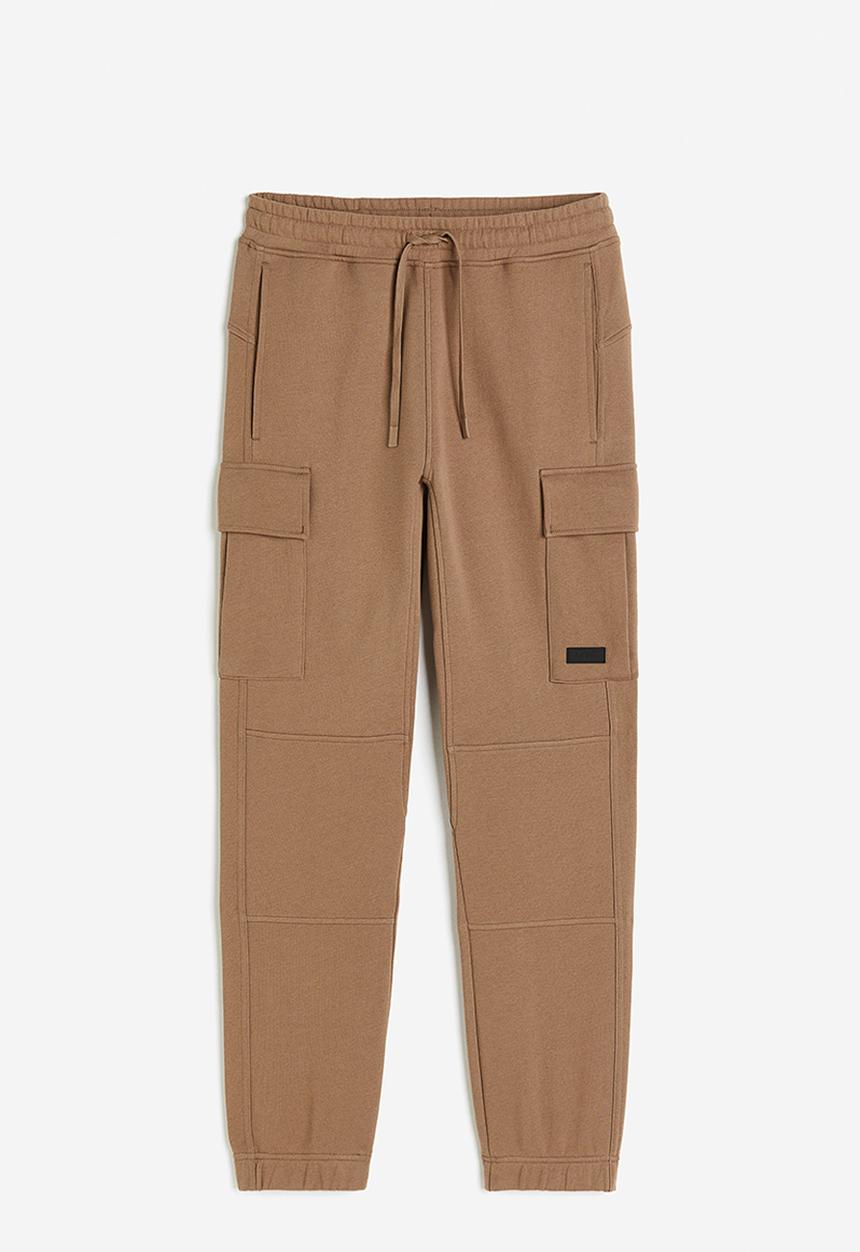 H&M - Drymove™ cotton cargo joggers - brown