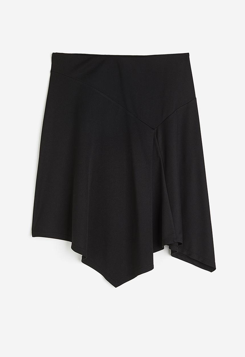 H&M - Asymmetric skirt - black