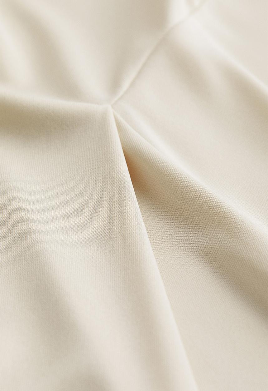H&M - Asymmetric skirt - cream
