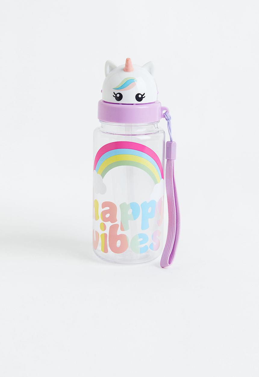 H&M - Water bottle - light purple unicorn