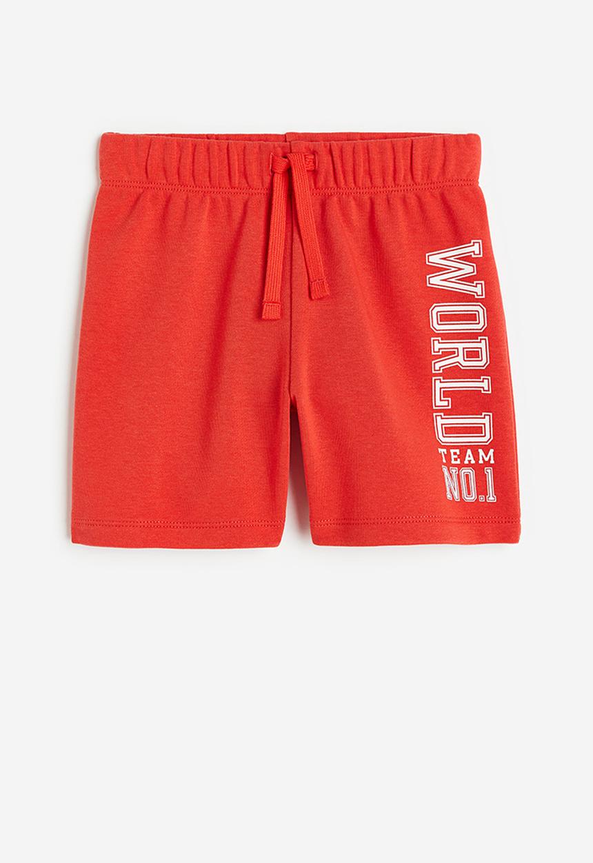 H&M - Sweatshirt shorts - red world team