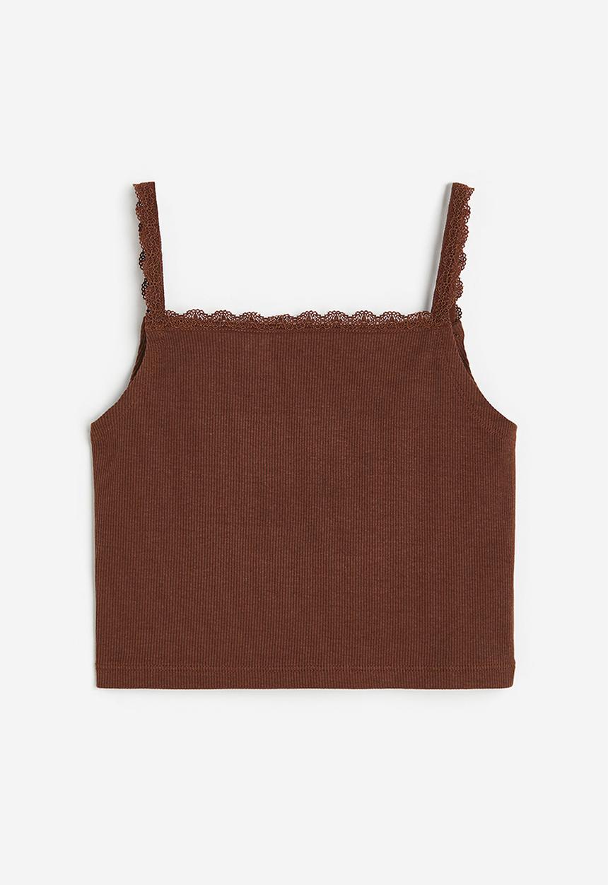H&M - Strappy top - brown