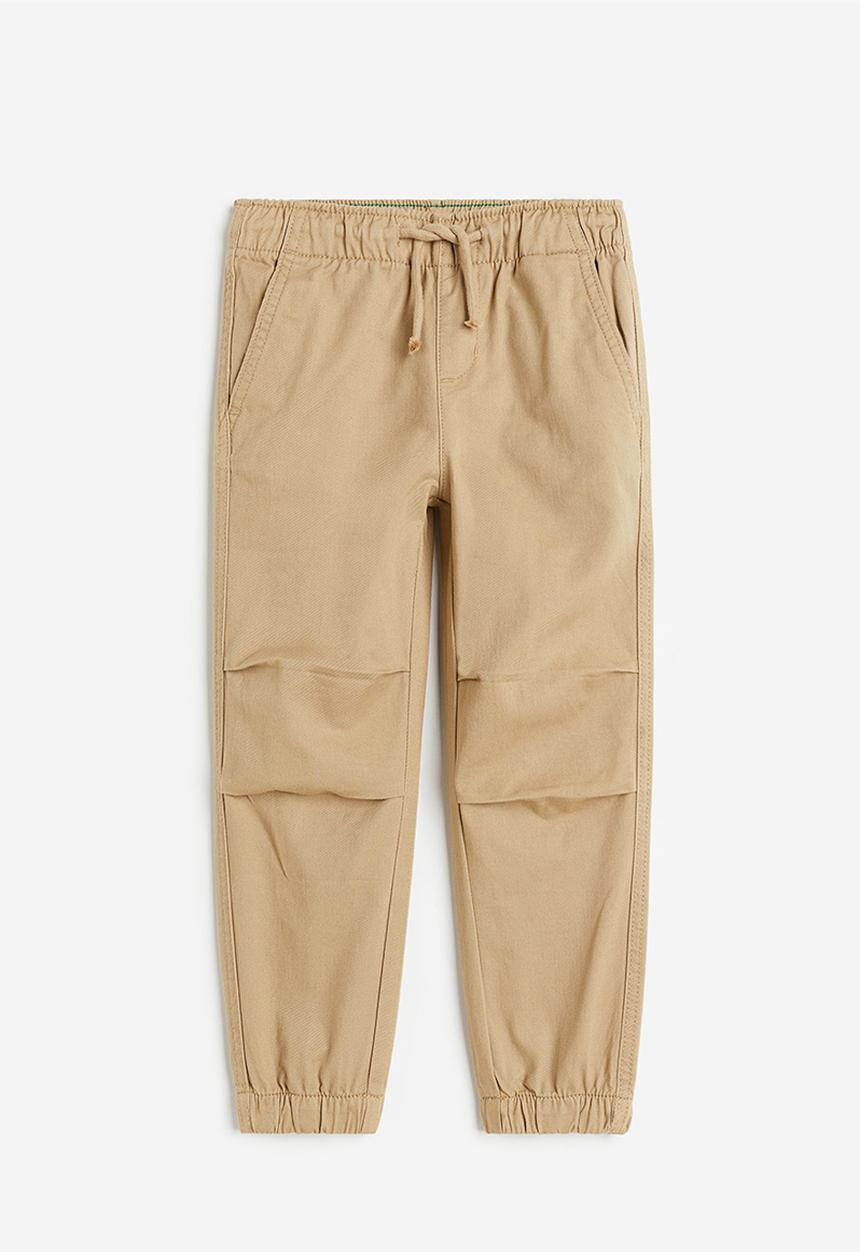 H&M - Twill joggers - beige