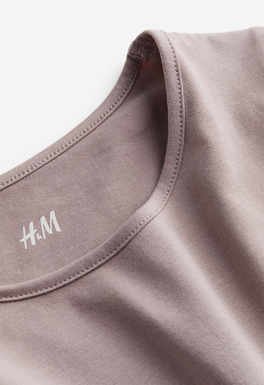 H&M - T-shirt - mauve