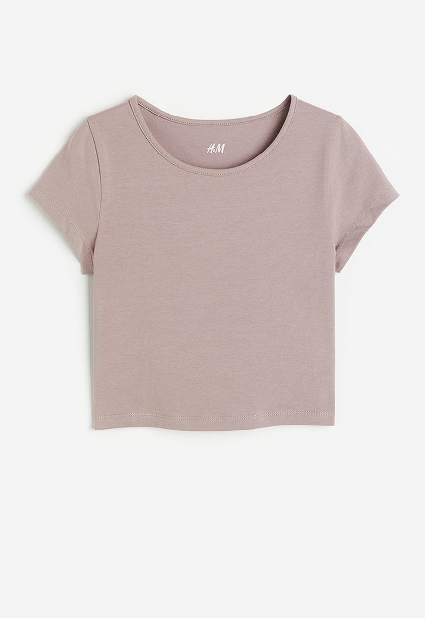 H&M - T-shirt - mauve