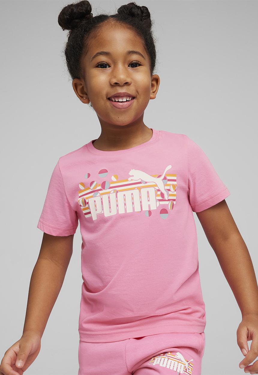 PUMA - Ess+ summer camp tee - fast pink