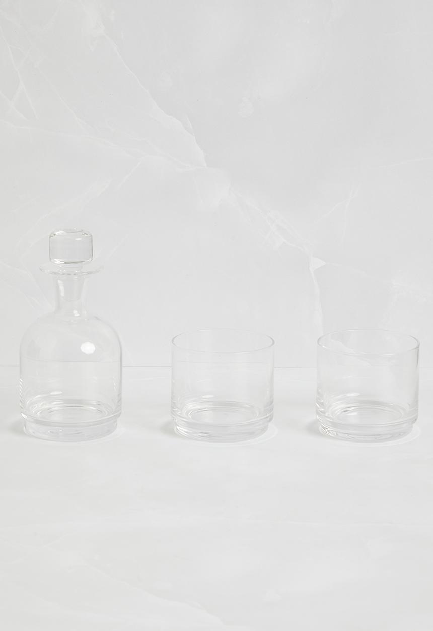 Maxwell & Williams - Diamante Stk Decant Set of 3 - clear