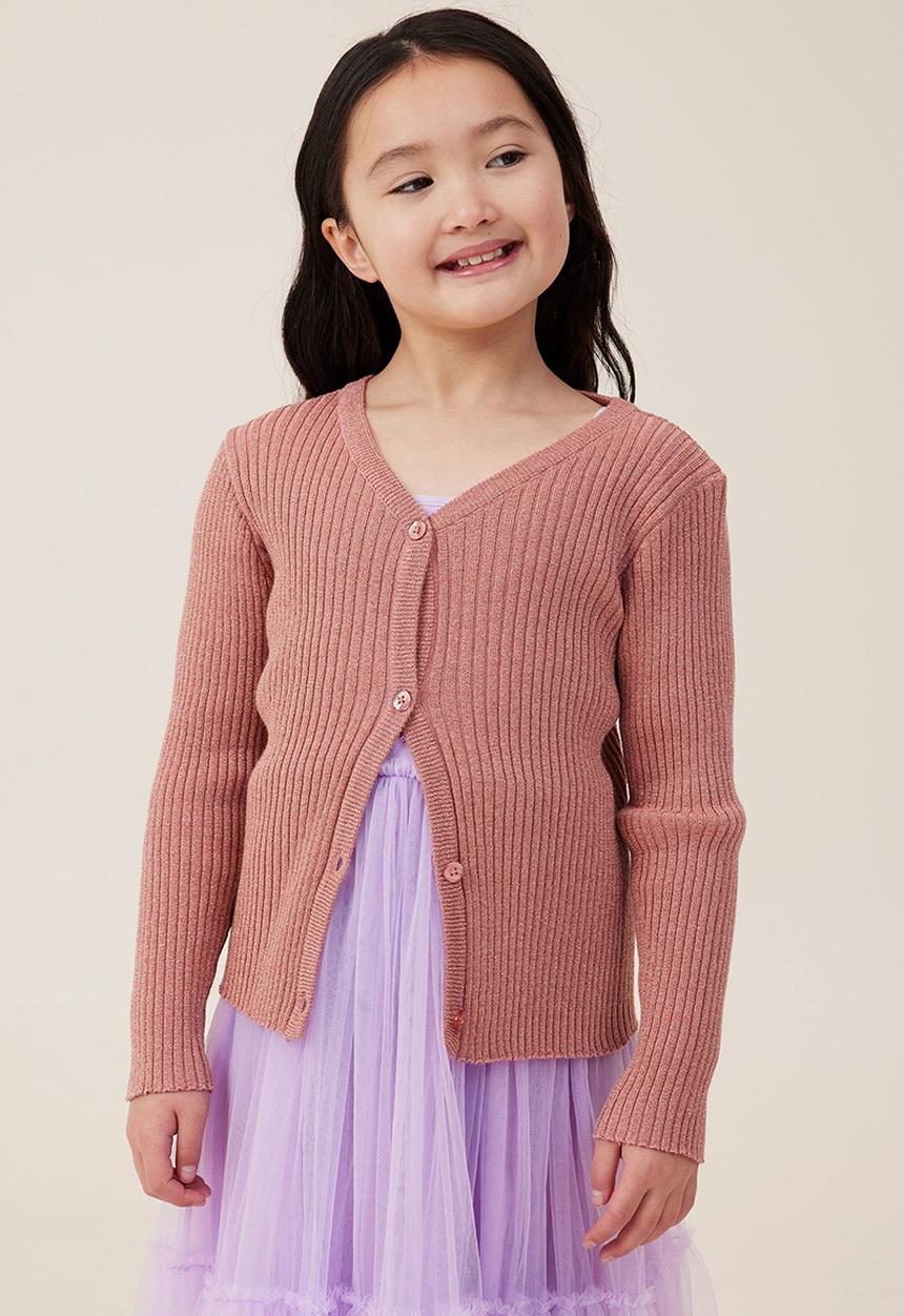 Cotton On - Molly cardigan - clay pigeon sparkle