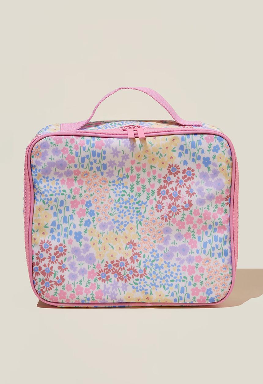 Cotton On - Kids lunch bag - floral fields/blush pink