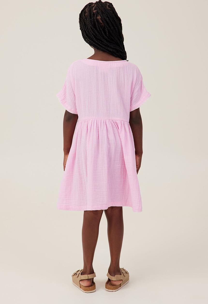 Cotton On - Isabel short sleeve dress - cali pink