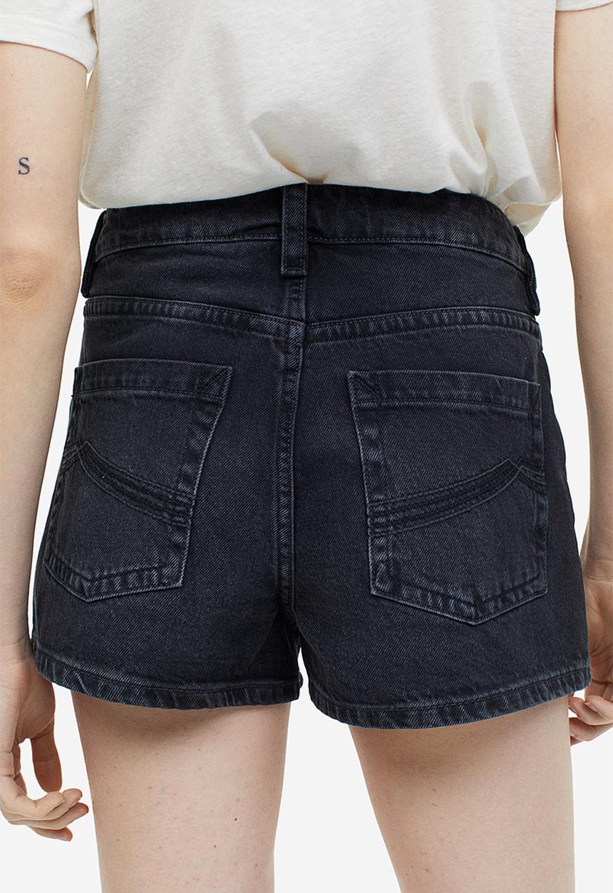 H&M - Denim shorts - dark grey