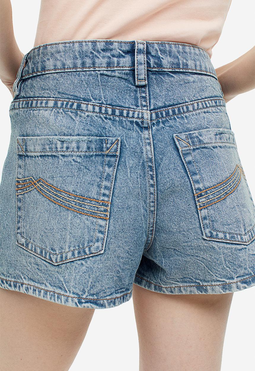 H&M - Denim shorts - denim blue