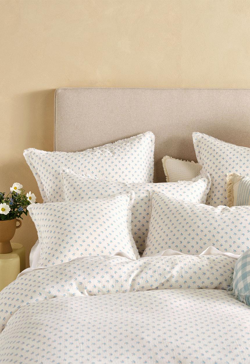 Linen House - Eloise Duvet Cover Set - White