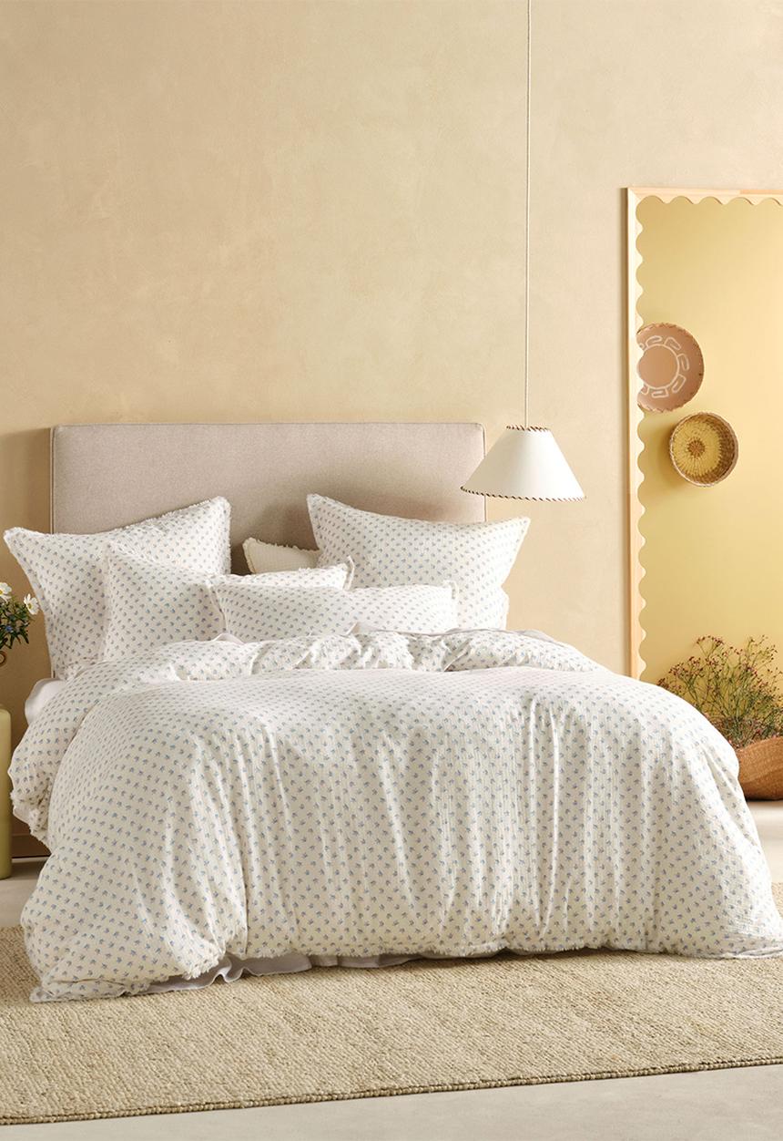 Linen House - Eloise Duvet Cover Set - White