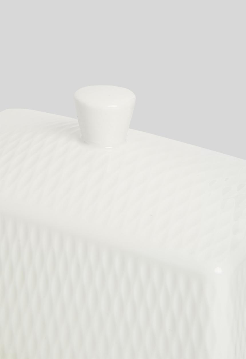 Maxwell & Williams - Diamonds Butter Dish - White