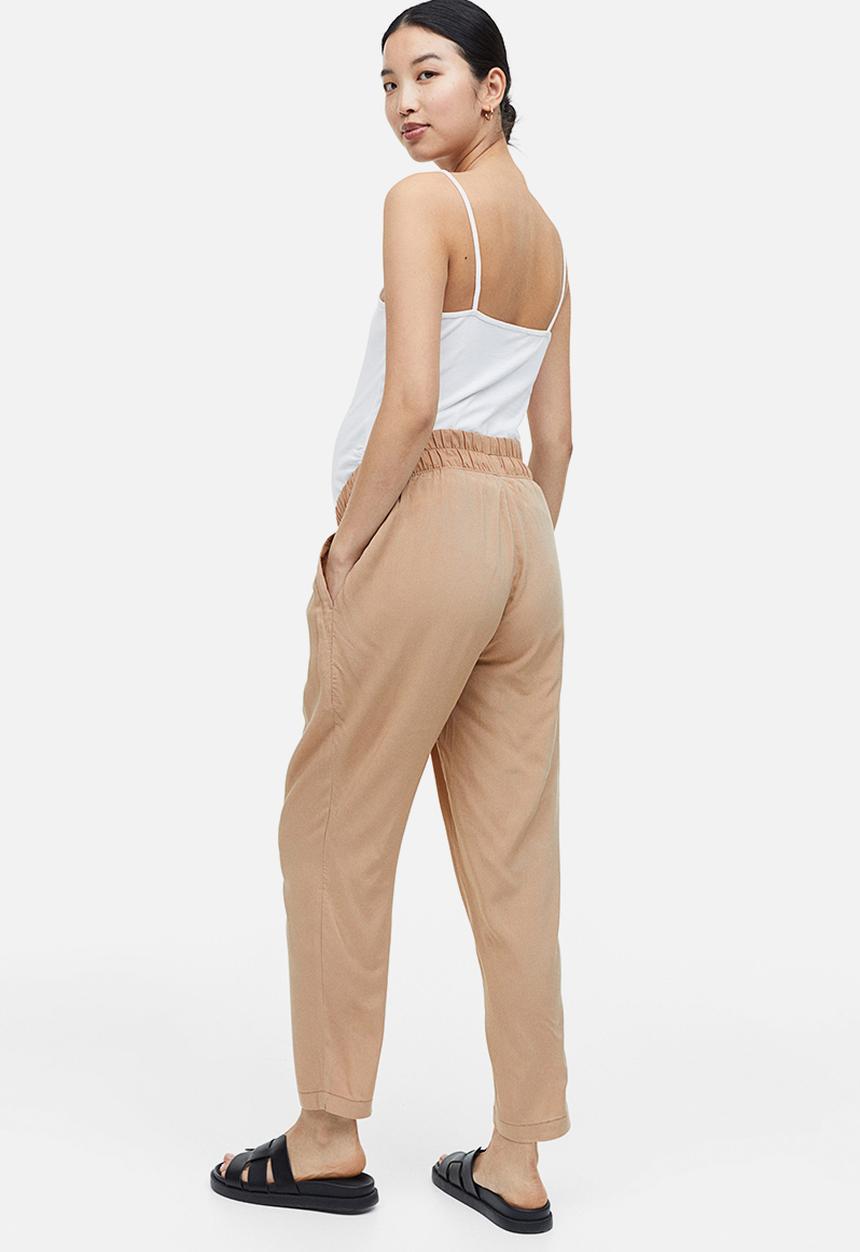 H&M - Mama pull-on trousers - beige
