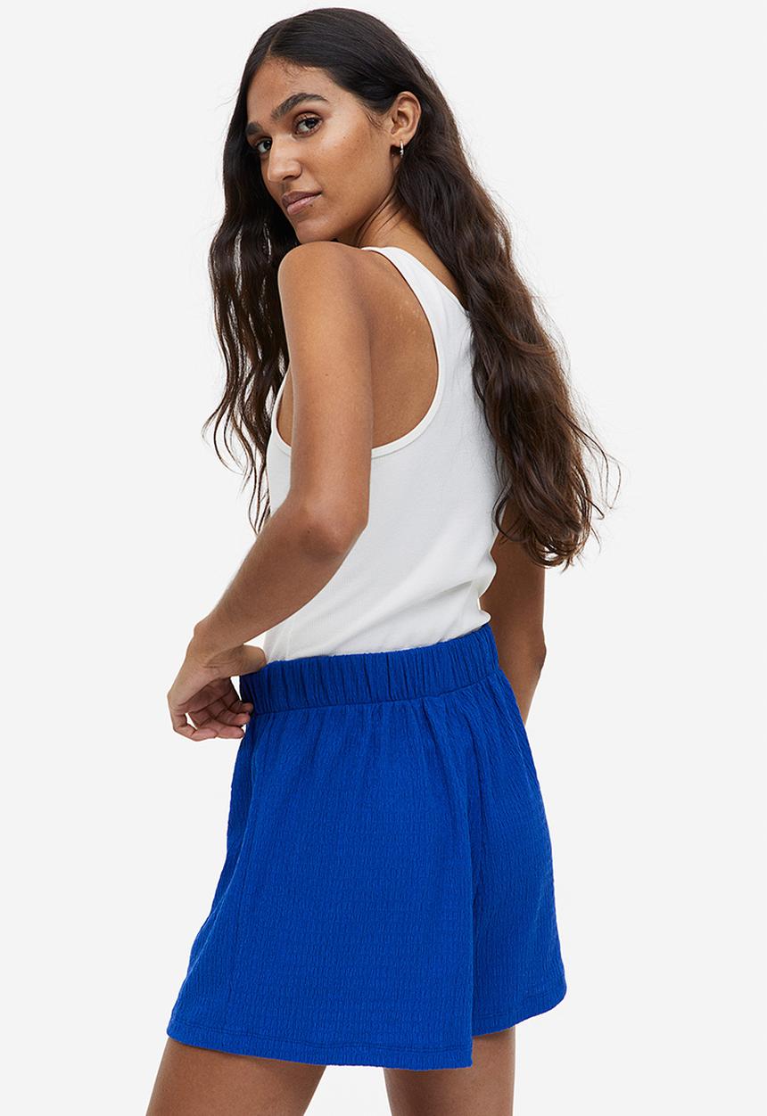 H&M - Crêpe shorts - bright blue