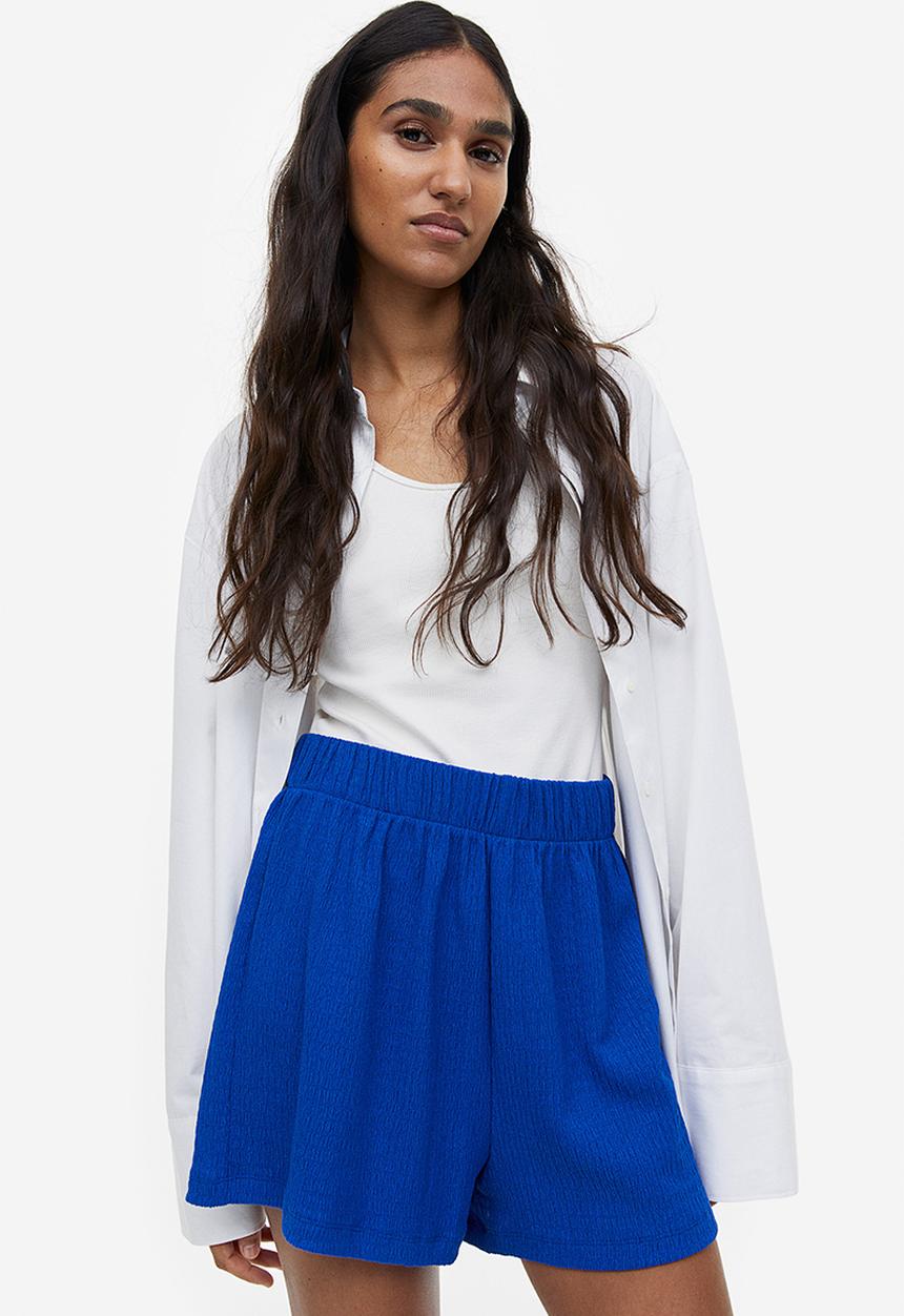 H&M - Crêpe shorts - bright blue
