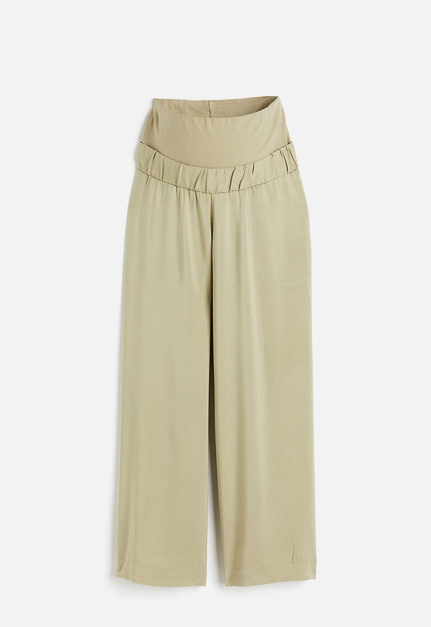 H&M - Mama ankle-length trousers - light khaki green