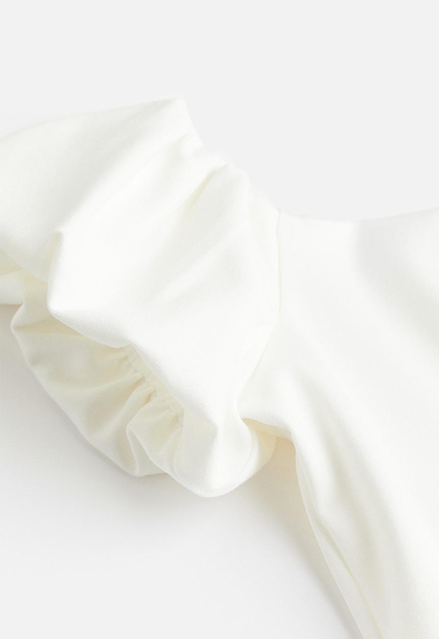 H&M - Off-the-shoulder dress - white