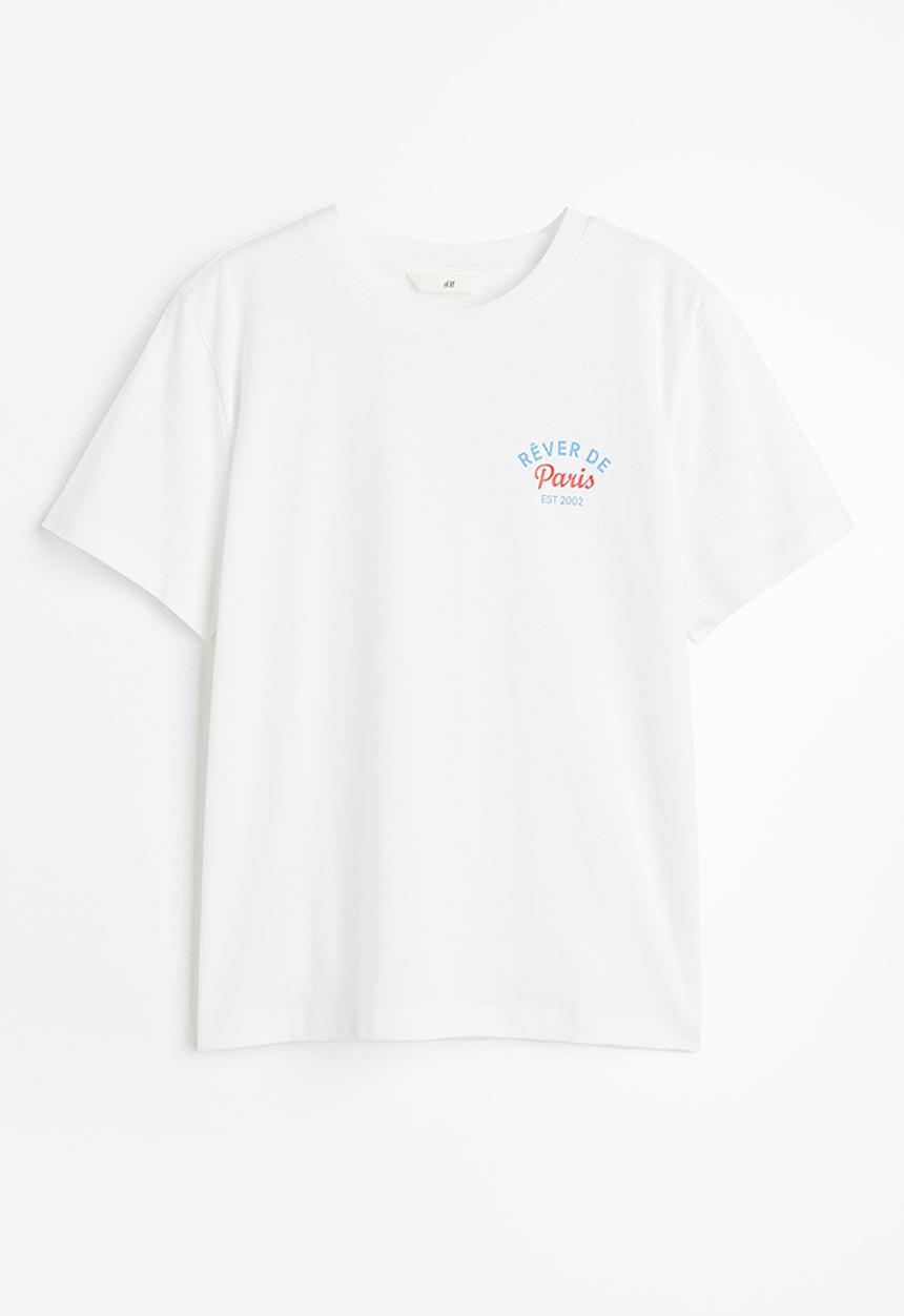 H&M - Cotton t-shirt - white