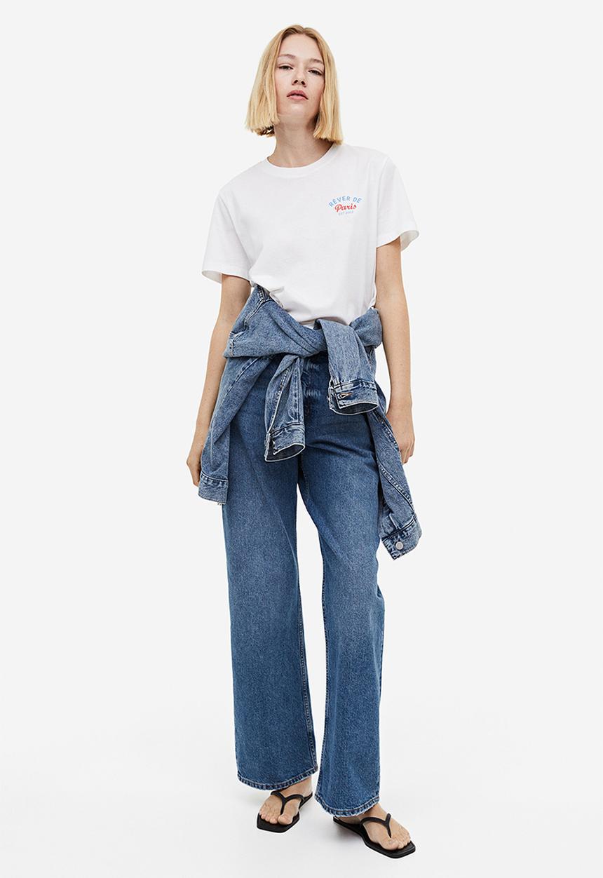 H&M - Cotton t-shirt - white