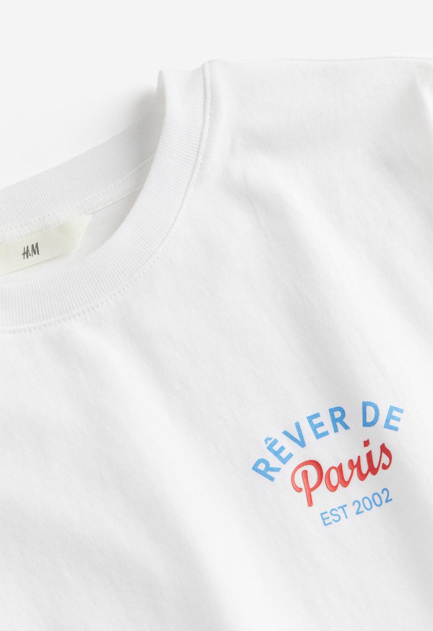H&M - Cotton t-shirt - white