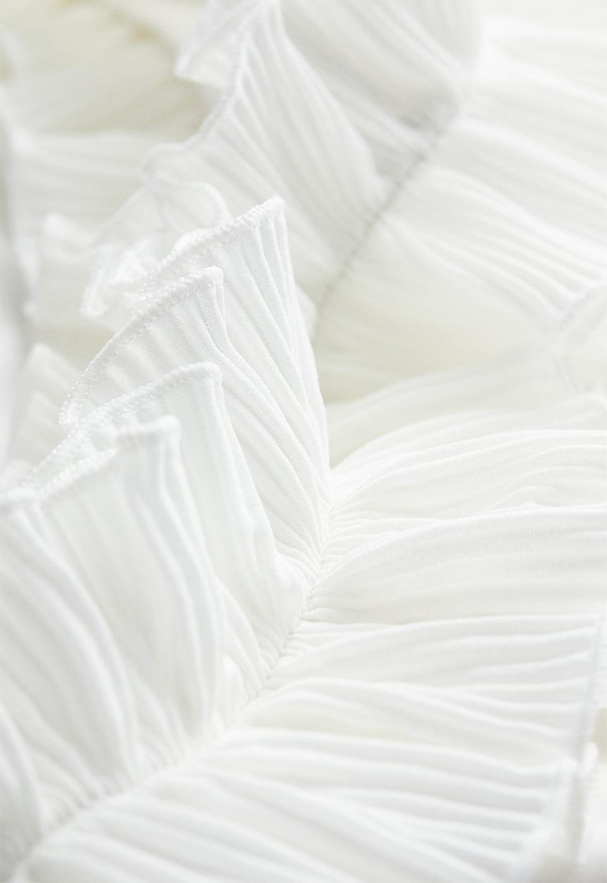 H&M - One-shoulder thong body - white