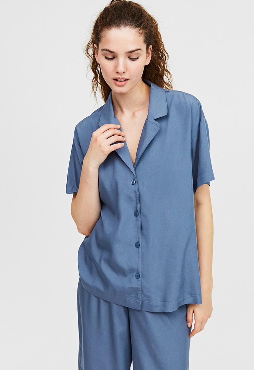 H&M - Modal-blend pyjamas - pigeon blue