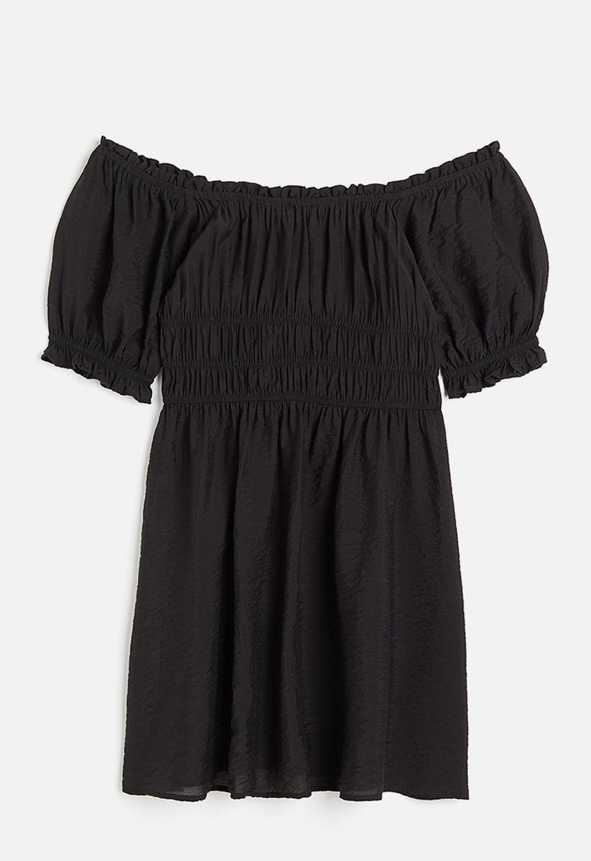 H&M - Off-the-shoulder dress - black