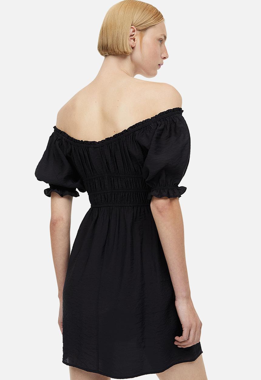 H&M - Off-the-shoulder dress - black