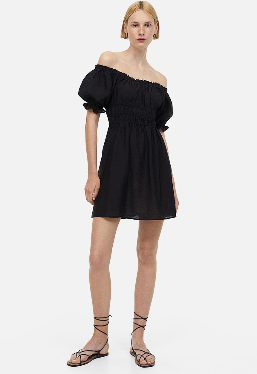 H&M - Off-the-shoulder dress - black