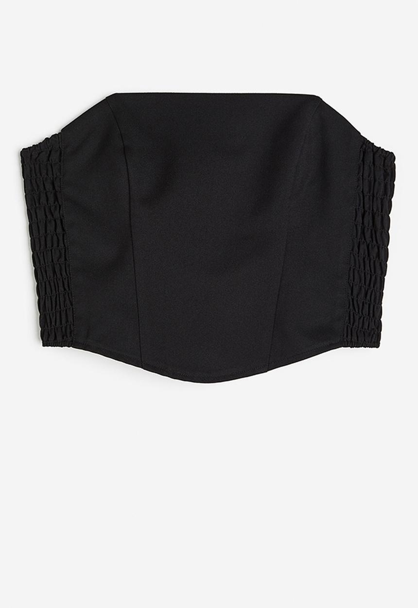 H&M - Corset top - black