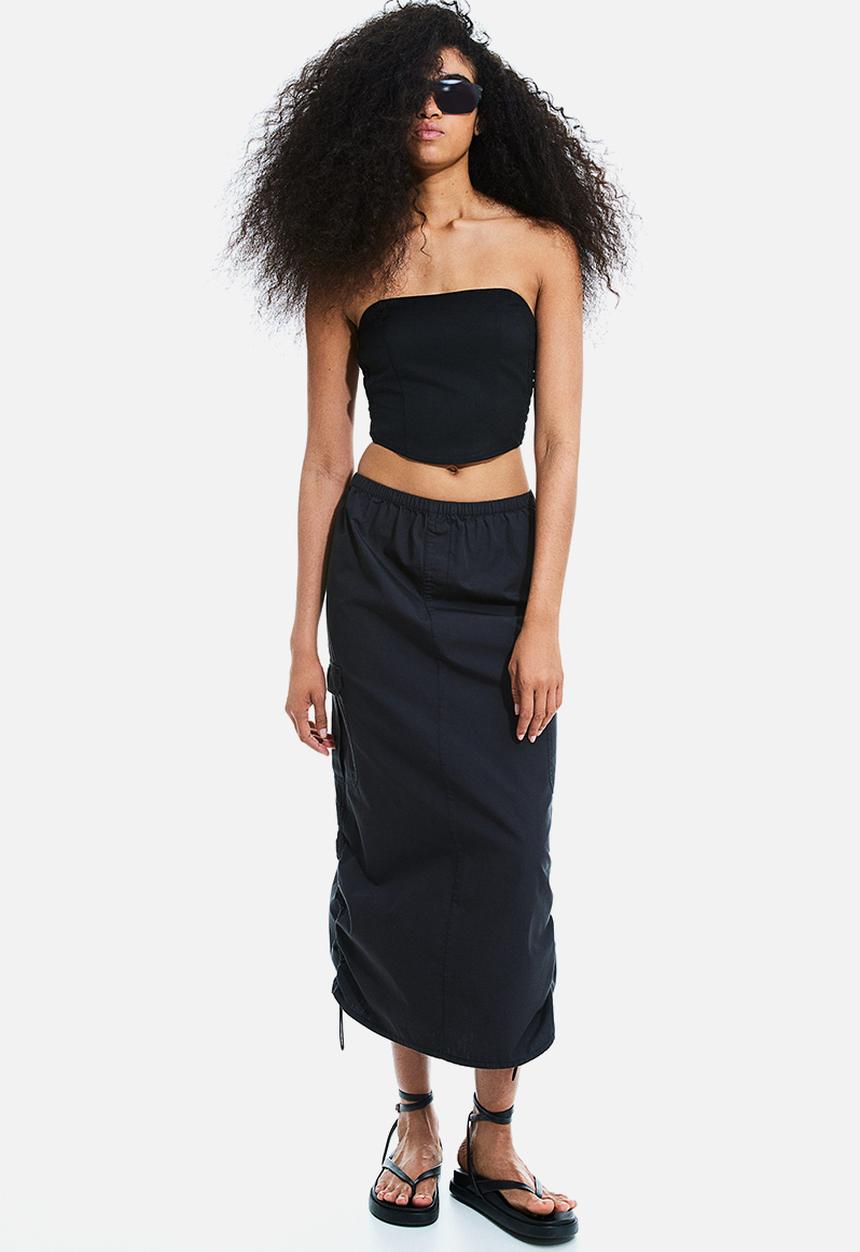 H&M - Corset top - black
