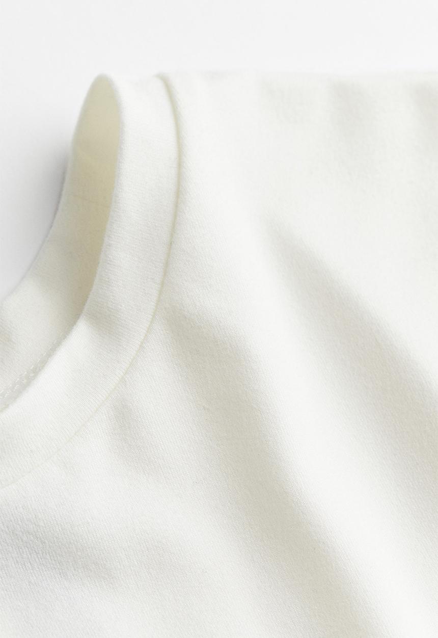 H&M - Fitted t-shirt - white