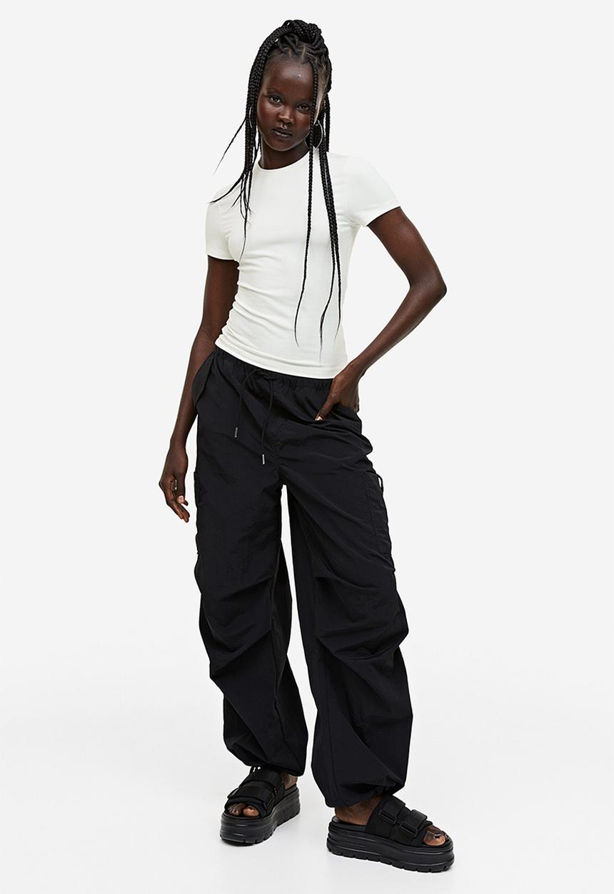 H&M - Fitted t-shirt - white