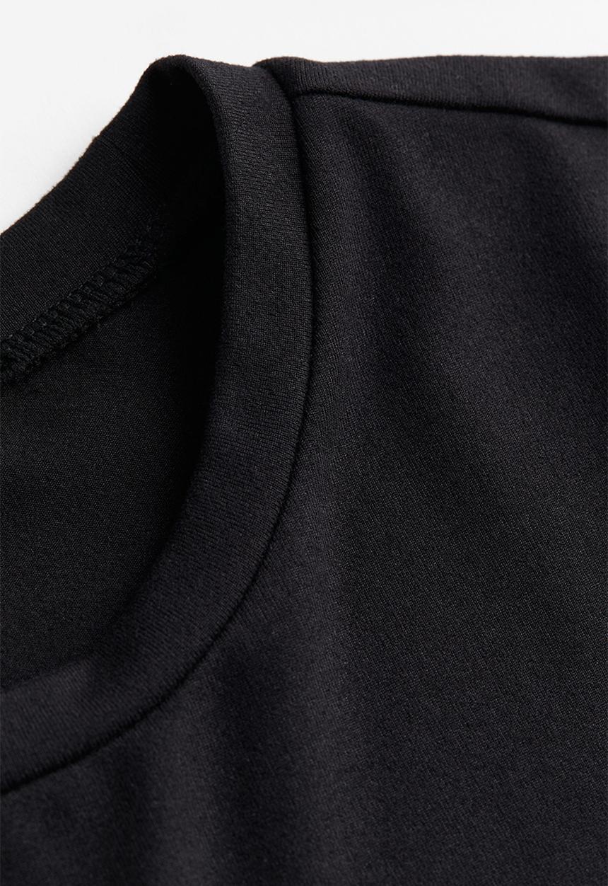H&M - Fitted t-shirt - black
