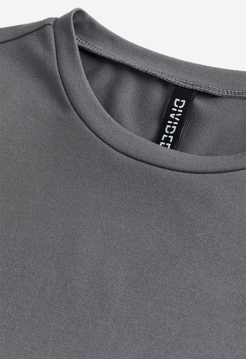 H&M - Fitted t-shirt - dark grey