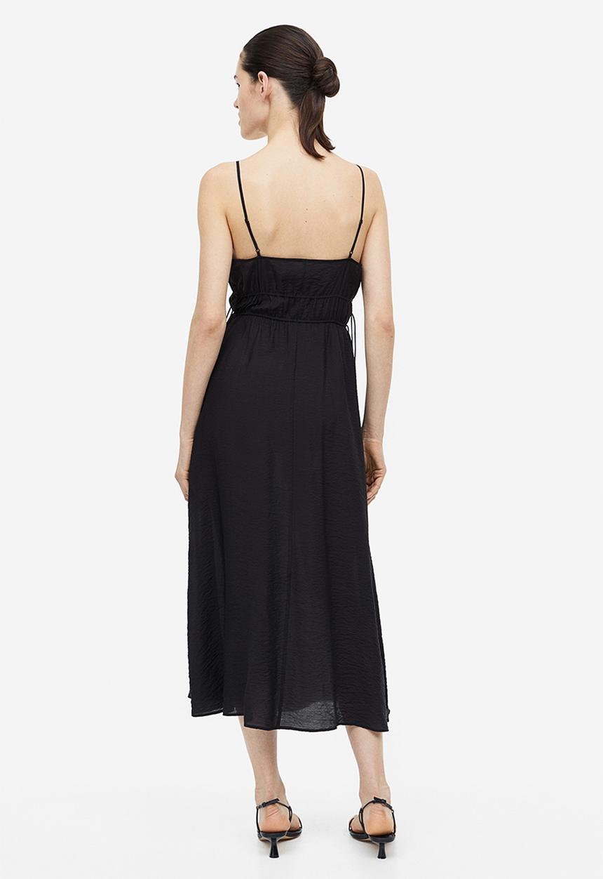 H&M - Drawstring-detail dress - black