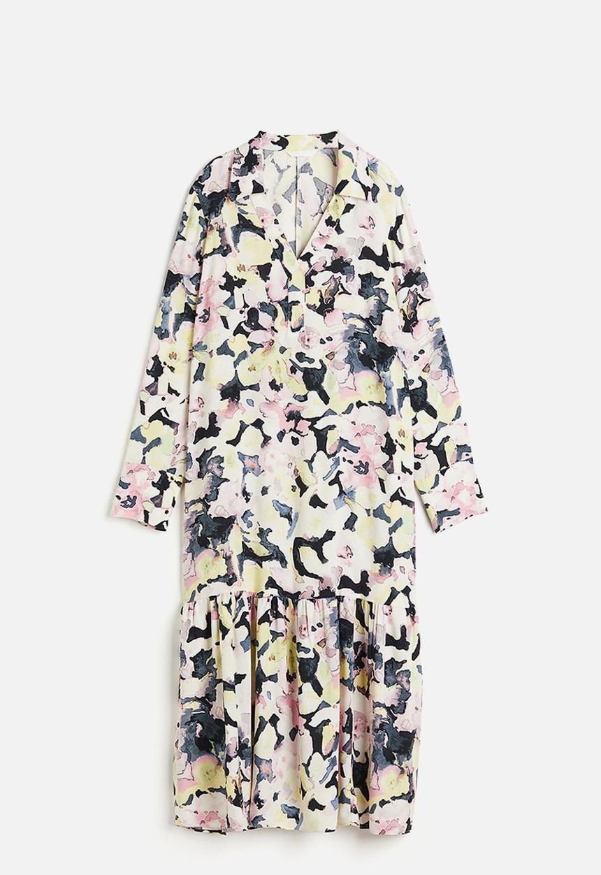 H&M - Collared dress - yellow