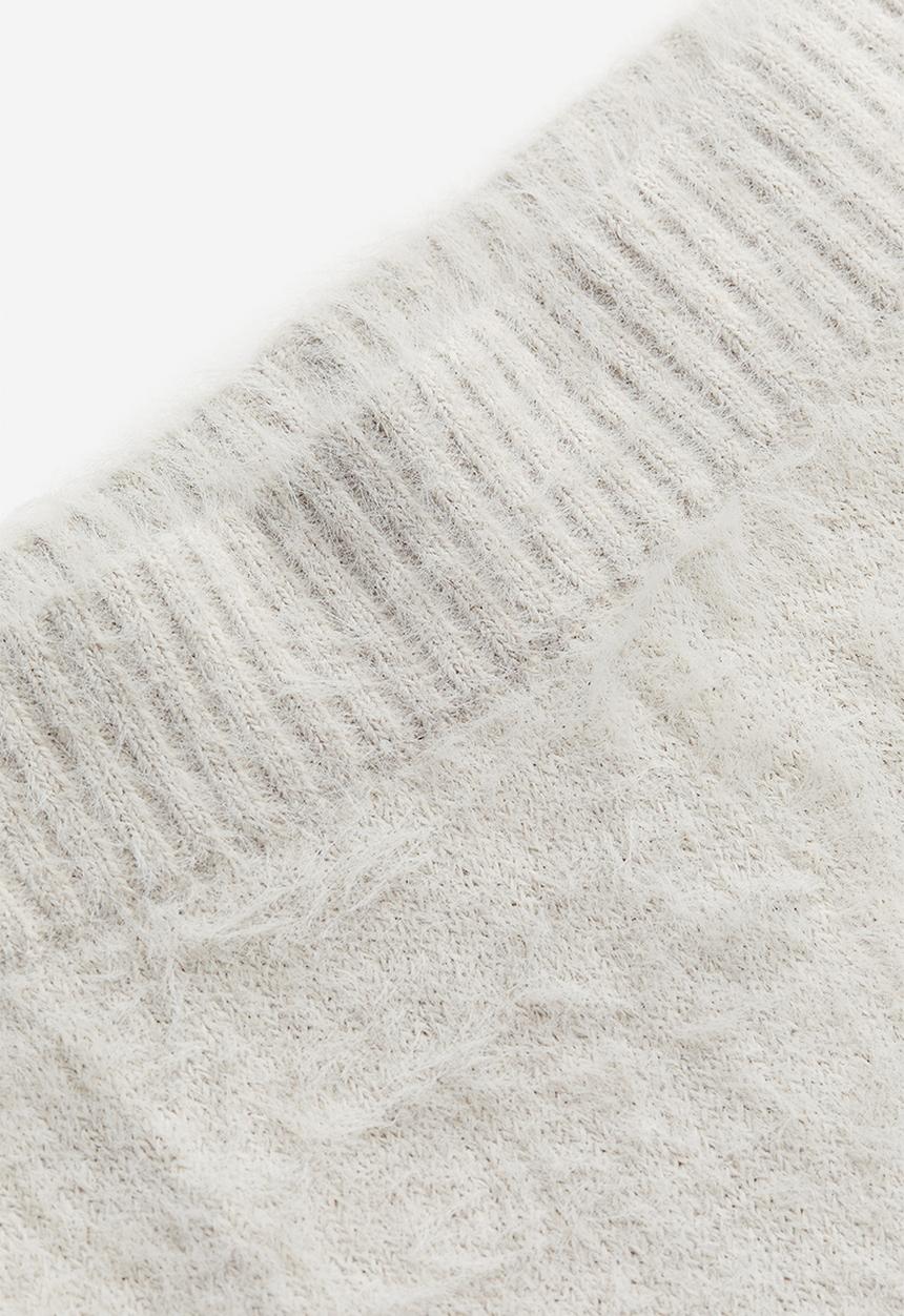 H&M - Fluffy shorts - light grey
