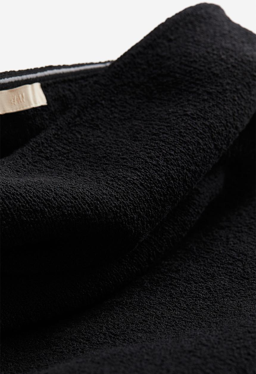 H&M - Knitted bandeau dress - black