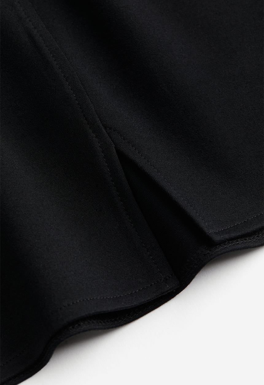 H&M - Jersey mini skirt - black