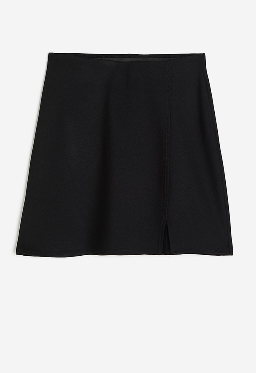 H&M - Jersey mini skirt - black
