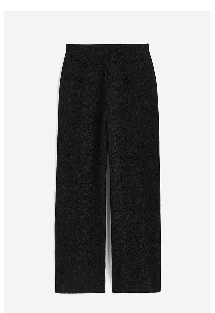 H&M - Jersey trousers - black