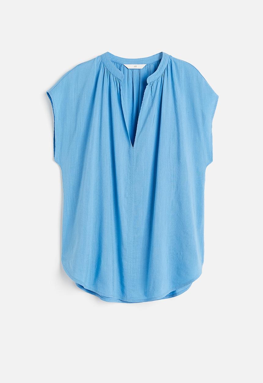 H&M - V-neck blouse - blue