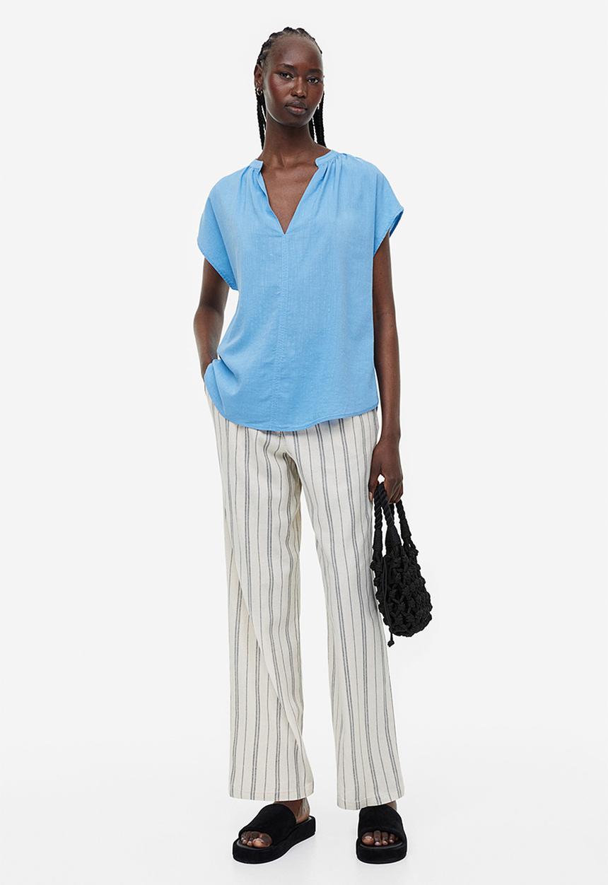 H&M - V-neck blouse - blue