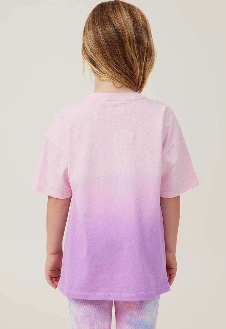 Cotton On - License drop shoulder short sleeve tee - lcn has my little pony/blush pink
