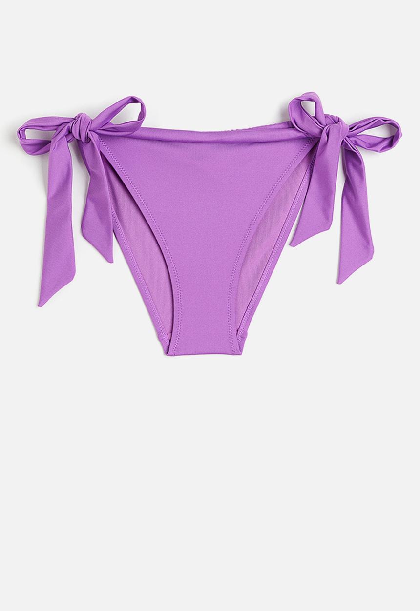 H&M - Tie tanga bikini bottoms - purple